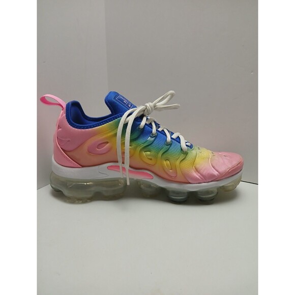 Nike AIR VAPORMAX PLUS Women's "Cotton Candy Rainbow" Shoes | Size 8 - Picture 2 of 8